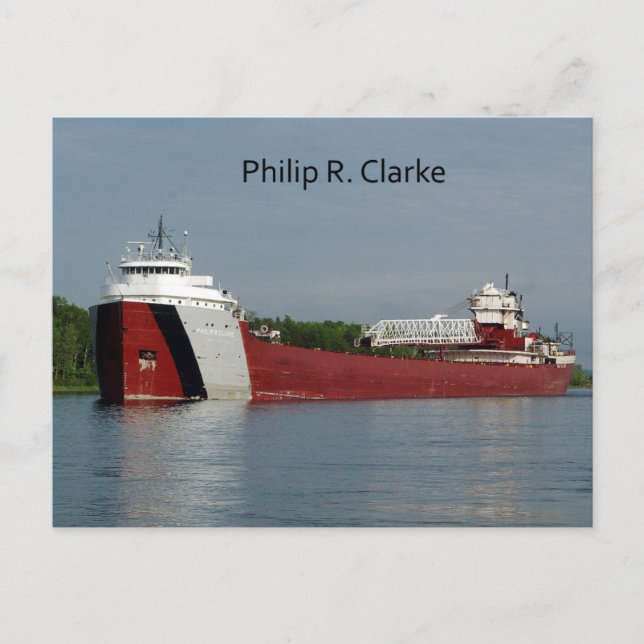 Philip R. Clarke Post Card Vykort (Framsida)