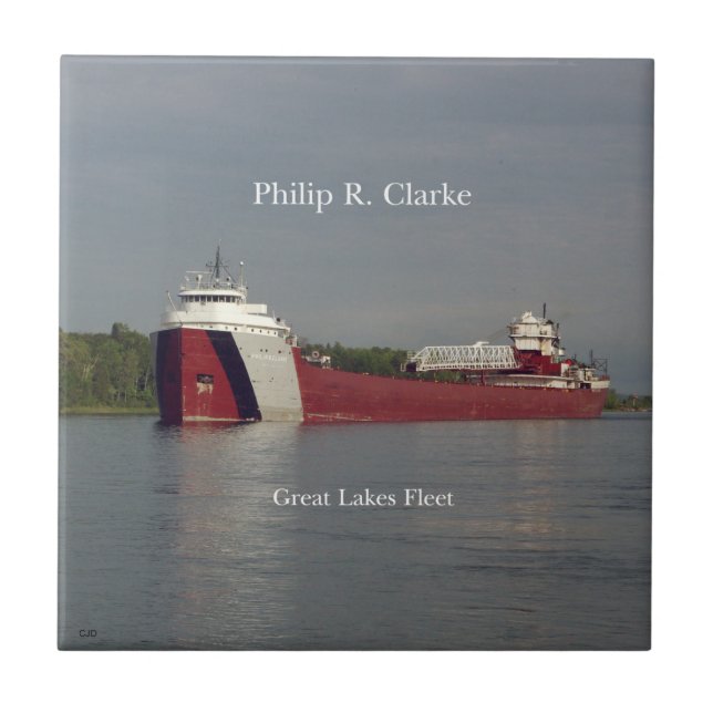 Philip R. Clarke tile Kakelplatta (Framsidan)