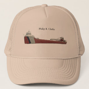Philip R. Clarke truckerhatt Keps