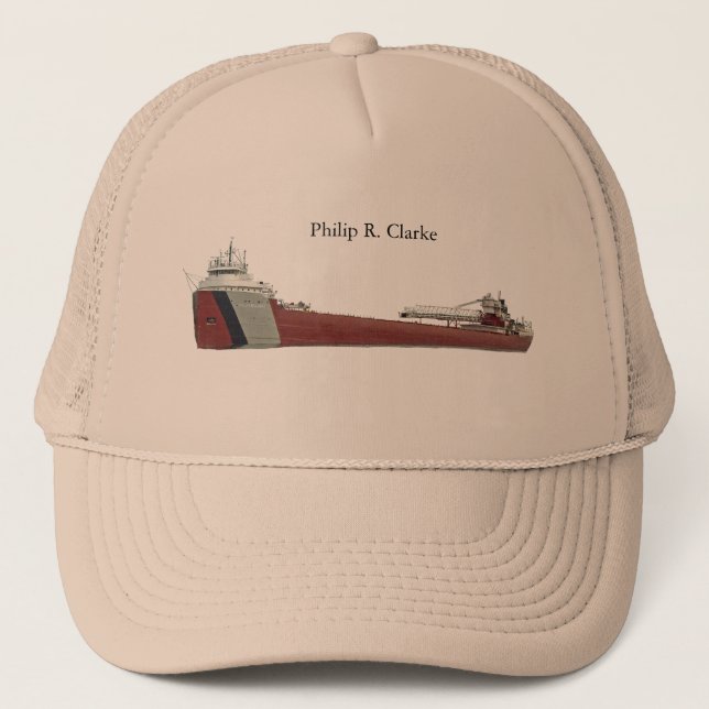 Philip R. Clarke truckerhatt Keps (Framsida)