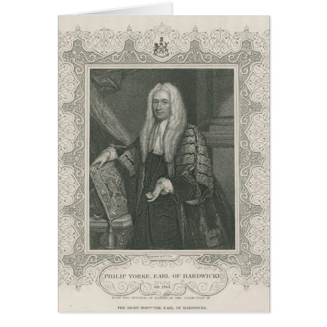 Philip Yorke Hälsningskort (Framsidan)