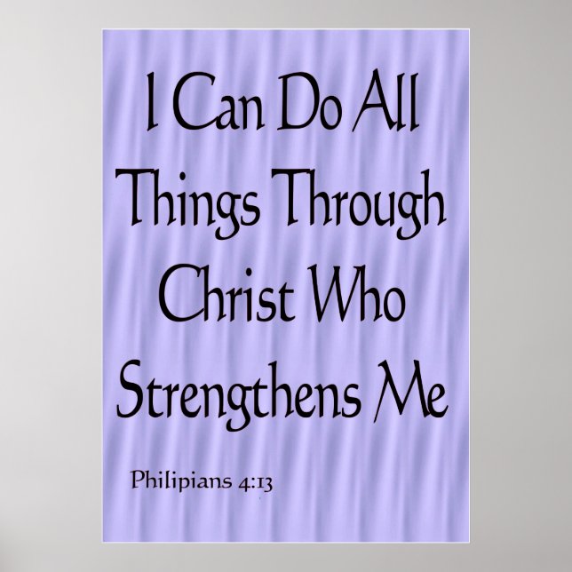 Philipians 4:13 poster (Framsidan)