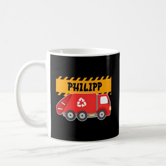 Philipp Sopor Lastbil for Collector Ecolog Garbag Kaffemugg (Vänster)