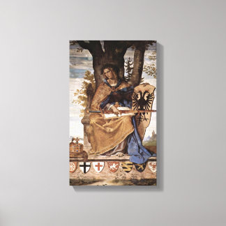 Philipp Veit - Allegorical figur i Germania Canvastryck