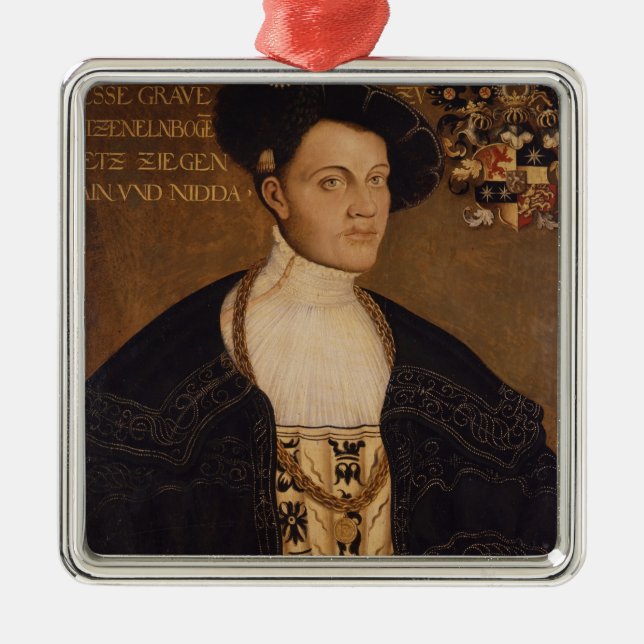 Philipp von Hessen Julgransprydnad Metall (Framsidan)