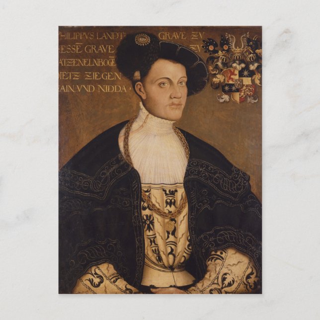 Philipp von Hessen Vykort (Framsida)