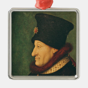 Philippe av frankrikehertigen av Burgundy Julgransprydnad Metall