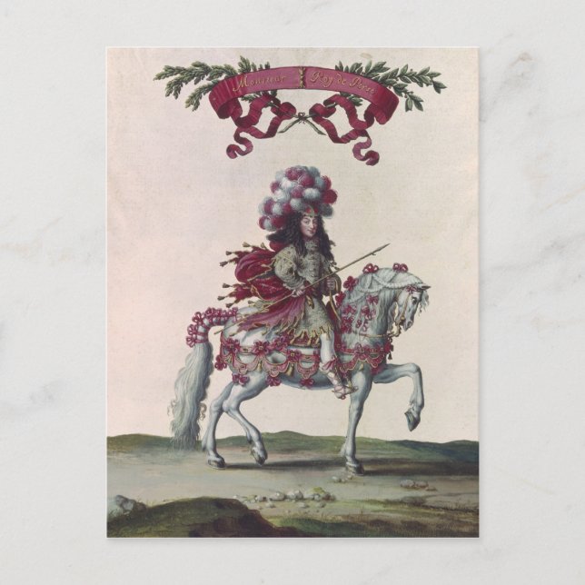 Philippe I Duke of Orleans Vykort (Framsida)