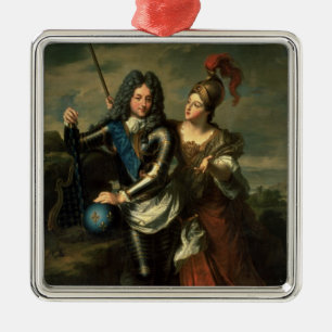 Philippe II d'Orleans regenten av frankriken Julgransprydnad Metall