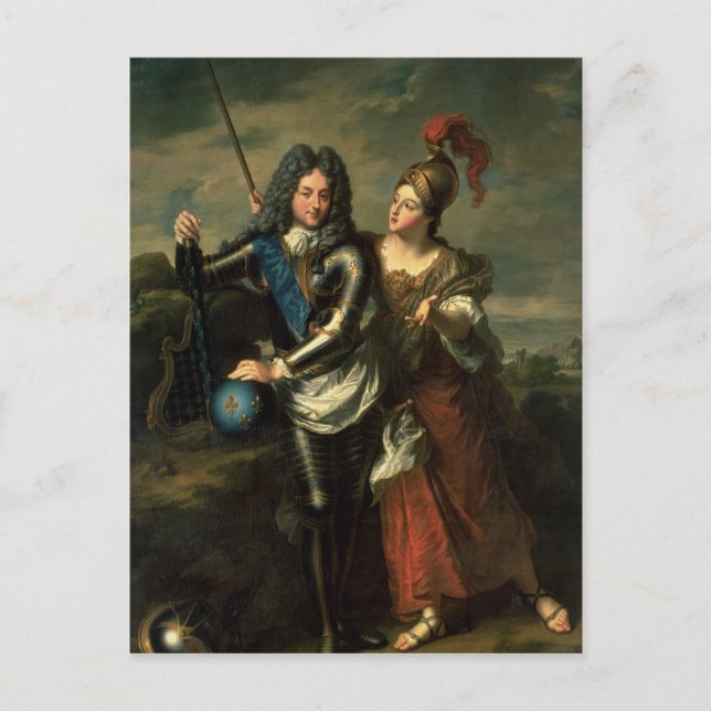 Philippe II d'Orleans the Regent of Frankrike Vykort (Framsida)