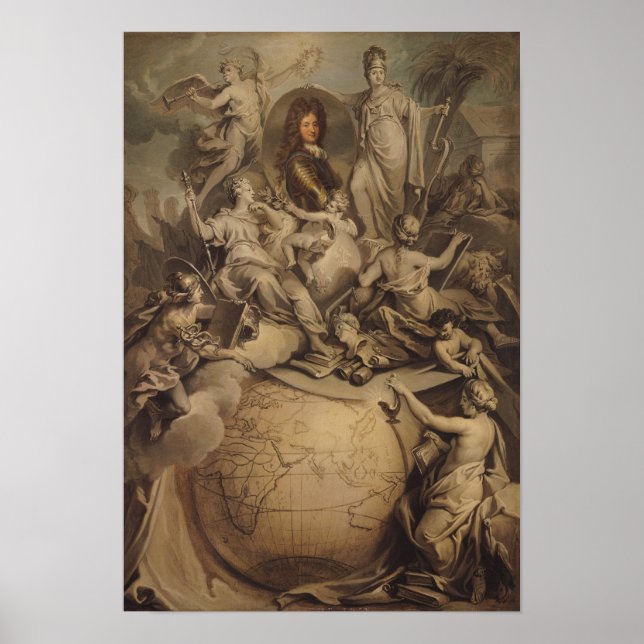 Philippe II Duke of Orleans, 1718 Poster (Framsidan)