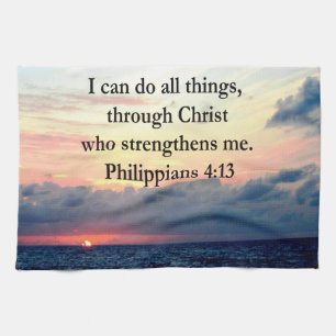 PHILIPPIANER 4:13 SUNRISE DESIGN KÖKSHANDDUK