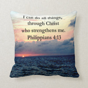 PHILIPPIANER 4:13 SUNRISE DESIGN KUDDE
