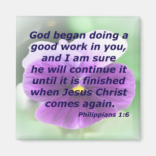 Philippians1:6 Magnet