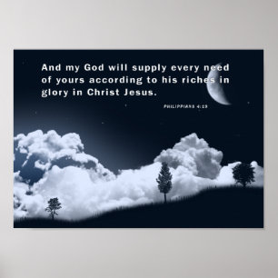 PHILIPPIANS4:19 POSTER