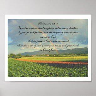 Philippians4:6 - 7 poster