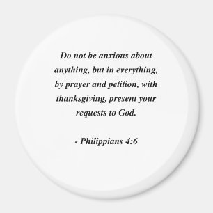 PHILIPPIANS4:6 MAGNET