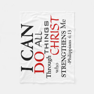 PHILIPPIANS 4:13 FLEECEFILT