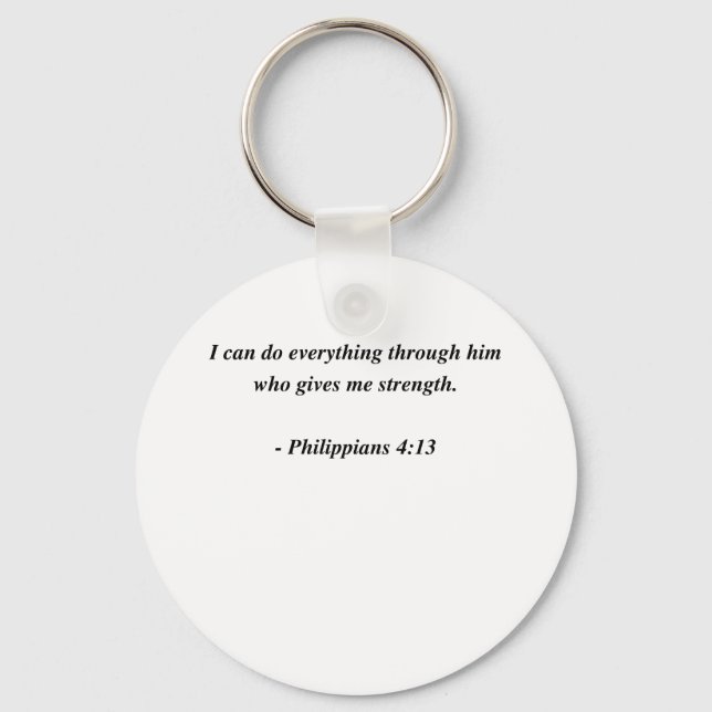PHILIPPIANS 4:13 NYCKELRING (Framsida)
