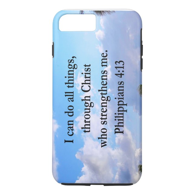 PHILIPPIANS 4:13 PRAYER Case-Mate iPhone SKAL (Baksida)