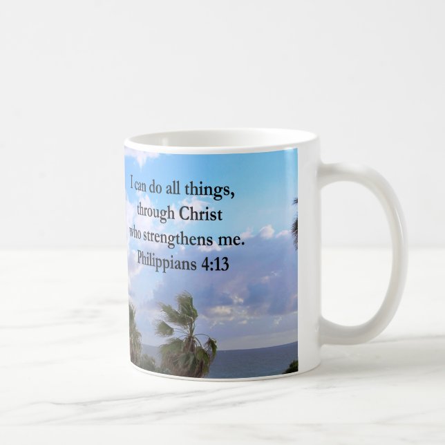 PHILIPPIANS 4:13 PRAYER KAFFEMUGG (Höger)