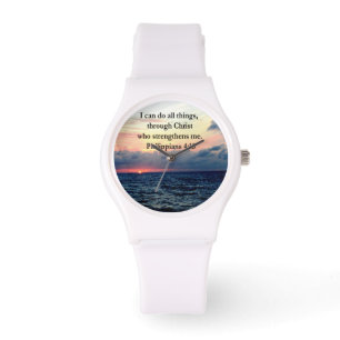 PHILIPPIANS 4:13 SUNRISE DESIGN ARMBANDSUR