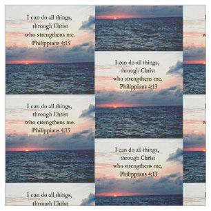 PHILIPPIANS 4:13 SUNRISE DESIGN TYG