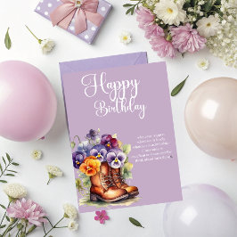 Philippians 4:8 Christian Birthday Greetings Kort