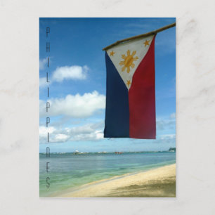 philippin-flagga vykort