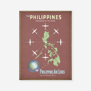 Philippine Airlines Orient Vintage resor Poster