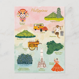 Philippine Favorites Art Vykort