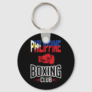 Philippine Flagga Boxing Klubb Filipino Pinoy Nyckelring