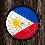 Philippine Flagga Dartboard, Filippinerna/sporten Darttavla<br><div class="desc">Dartboard: Filippinerna och filippinska flagga darts,  familjejordspel - kärlek mitt land,  sommarspel,  helgdag,  fars dag,  födelsedagsfest,  College studenter/roligtar</div>