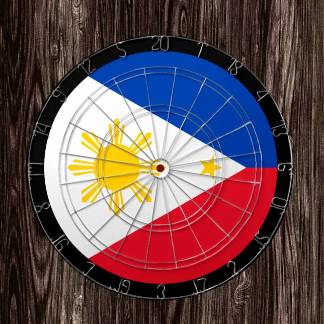 Philippine Flagga Dartboard, Filippinerna/sporten Darttavla (Skapare uppladdad)