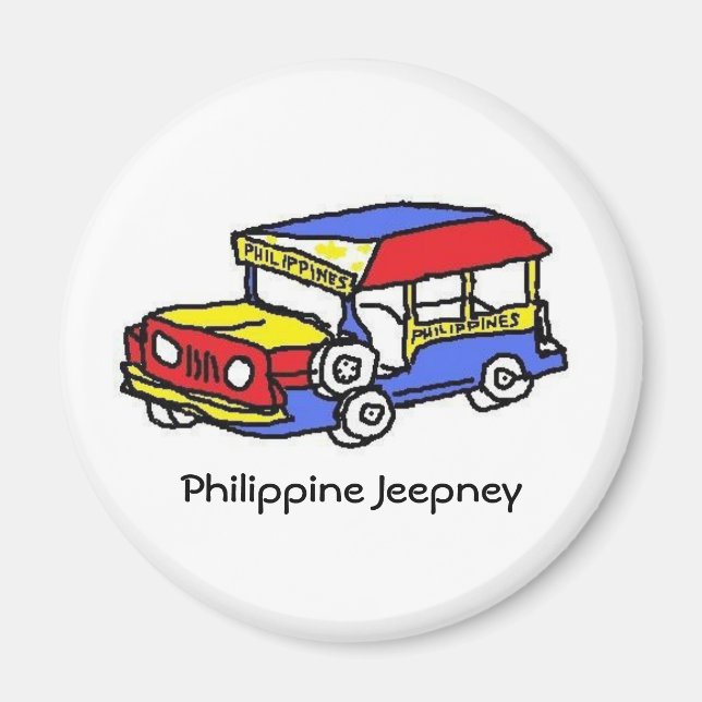 Philippine Jeepney Magnet (Framsidan)