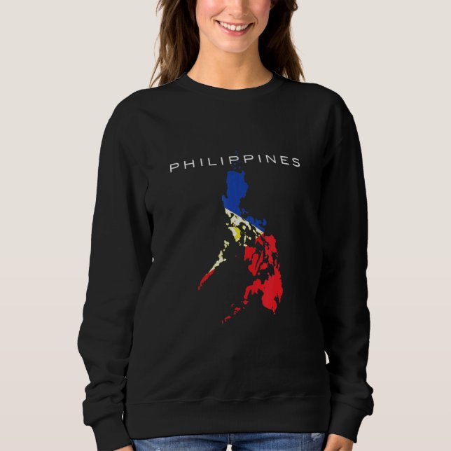 Philippine Karta T Shirt (Framsida)