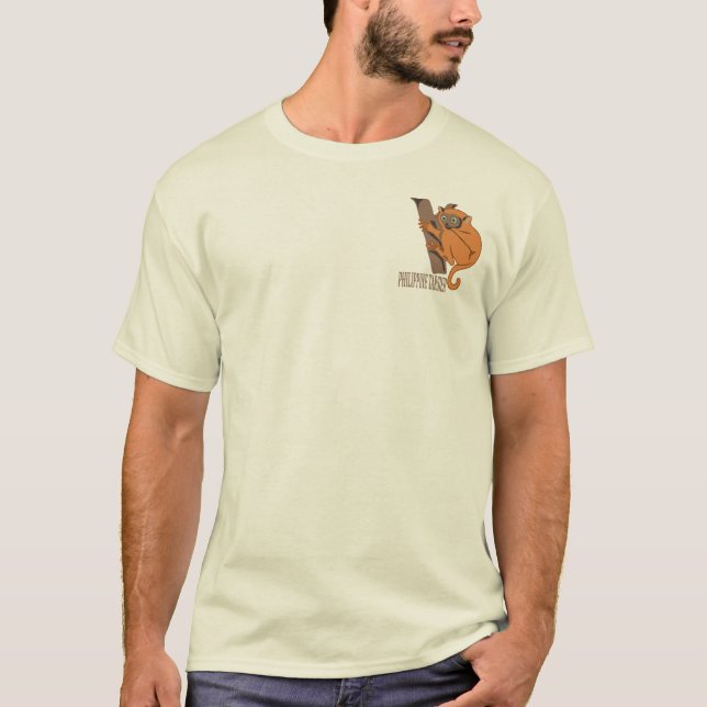 Philippine tarsier tee shirt (Framsida)