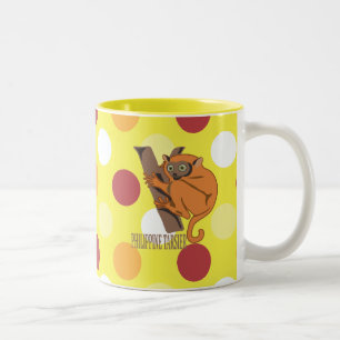 Philippine tarsier Två-Tonad mugg