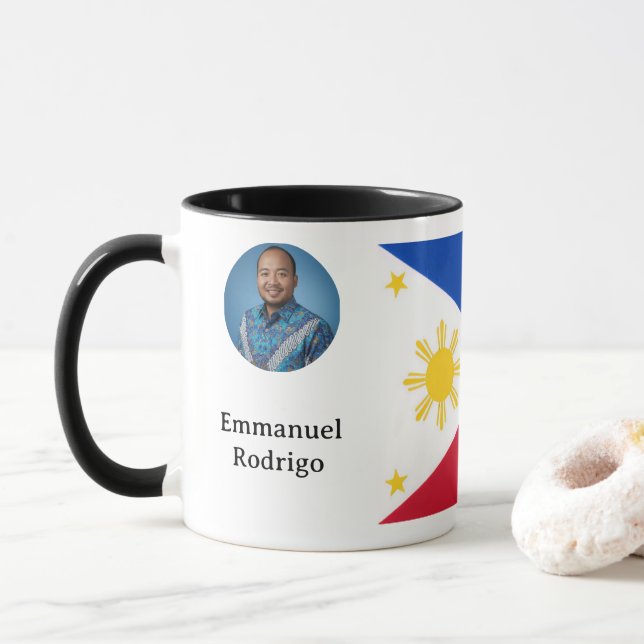 Philippines Abroad Custom Pinoy Heritage Flag Mug Mugg (Med munk)