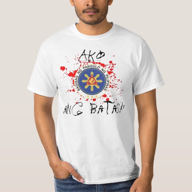 Philippines "Ako ang Batas" presidenten T Shirt (Framsida)