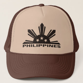 Philippines anpassningsbarlogotyp truckerkeps