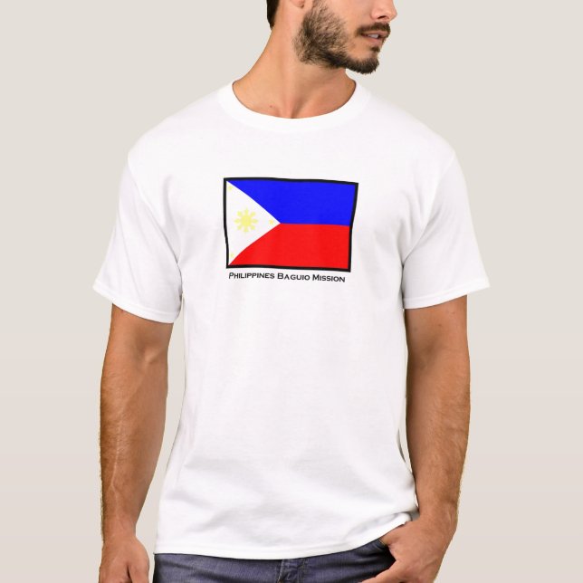 Philippines Baguio LDS beskickningT-tröja Tee Shirt (Framsida)