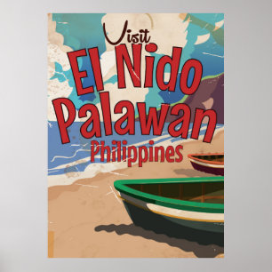 Philippines El Nido, Palawan reser affischen Poster