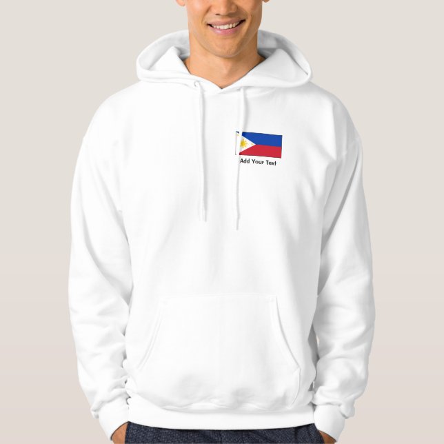 Philippines - filippinsk flagga sweatshirt (Framsida)