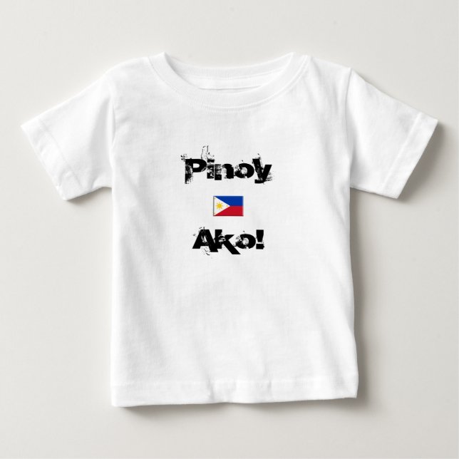 Philippines_flag PinoyAko! T-shirt (Framsida)