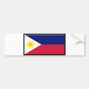 Philippines flagga bildekal