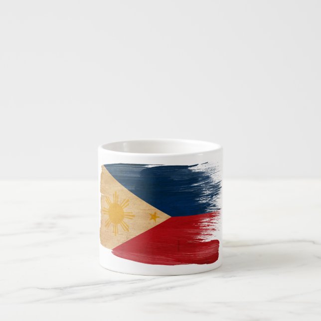Philippines flagga espressomugg (Framsidan)