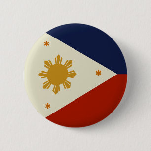 Philippines flagga knapp
