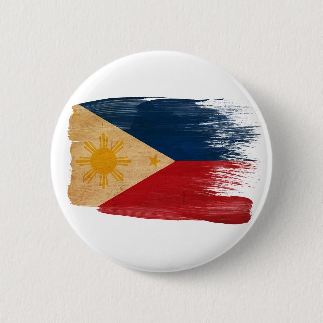 Philippines flagga knapp (Framsida)