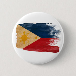 Philippines flagga knapp